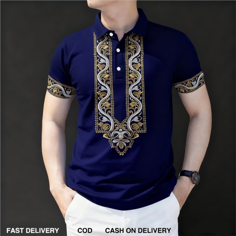 Vintage Summer Clothing Men - เสื้อโปโลบารองผู้ชาย ปี 2026 เสื้อผ้าผู้ชายสไตล์ชาติพันธุ์ เสื้อโปโลวินเทจ เสื้อผ้าเอเชียตะวันออกเฉียงใต้