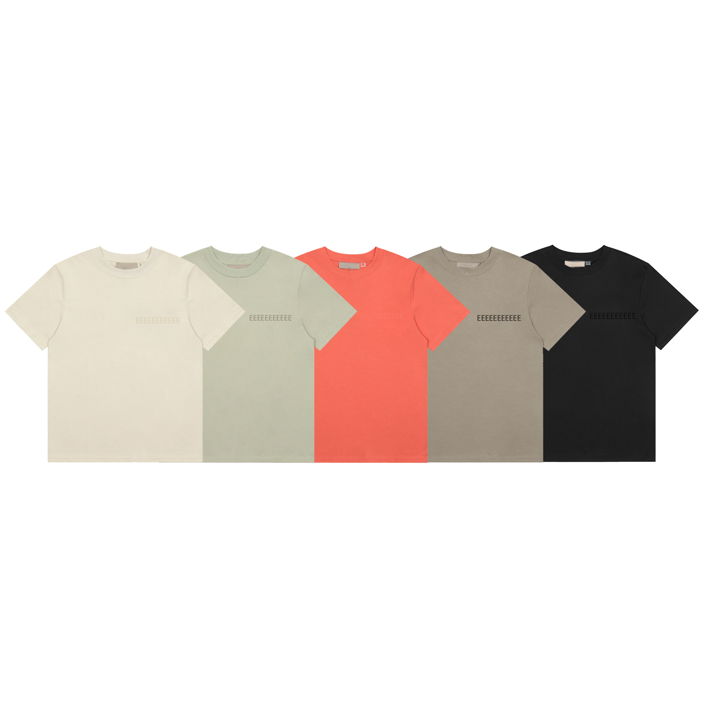 Summer Clothing For Young Men - 23Ss ชุดเสื้อยืดคลาสสิกสำหรับผู้ชาย, ดีไซน์ตัวอักษรกำมะหยี่หรูหรา, ชุดแขนสั้น, ชุดกีฬากางเกงขาสั้นทรงหลวมสำหรับคู่รัก, สไตล์สตรีท