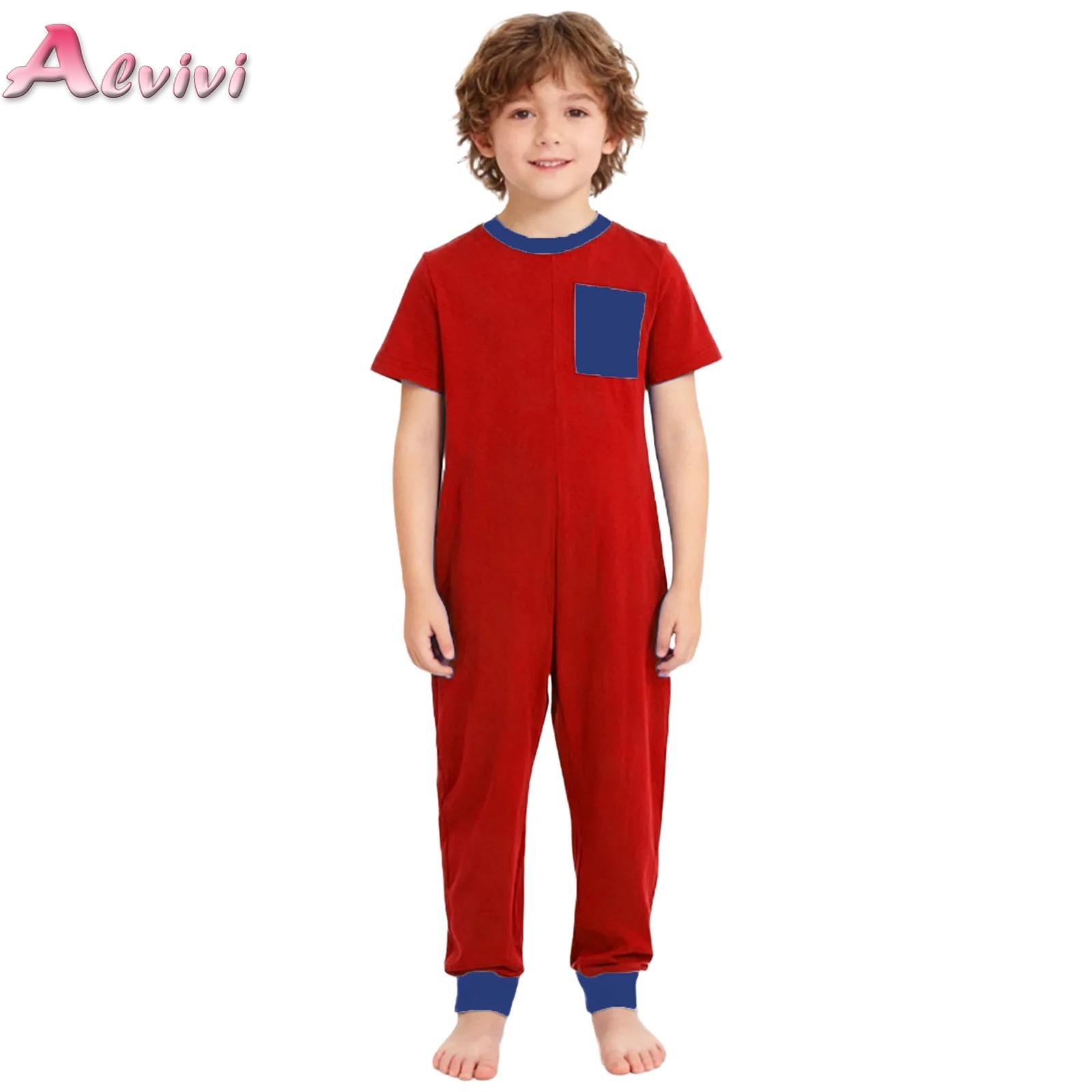 Summer Clothing Kids Boys - ชุดรอมเปอร์สำหรับเด็กที่มีความต้องการพิเศษ คอกลม แขนยาว ซิปหน้า ชุดจั๊มสูทแบบชิ้นเดียว เหมาะสำหรับสวมใส่ตลอดวัน