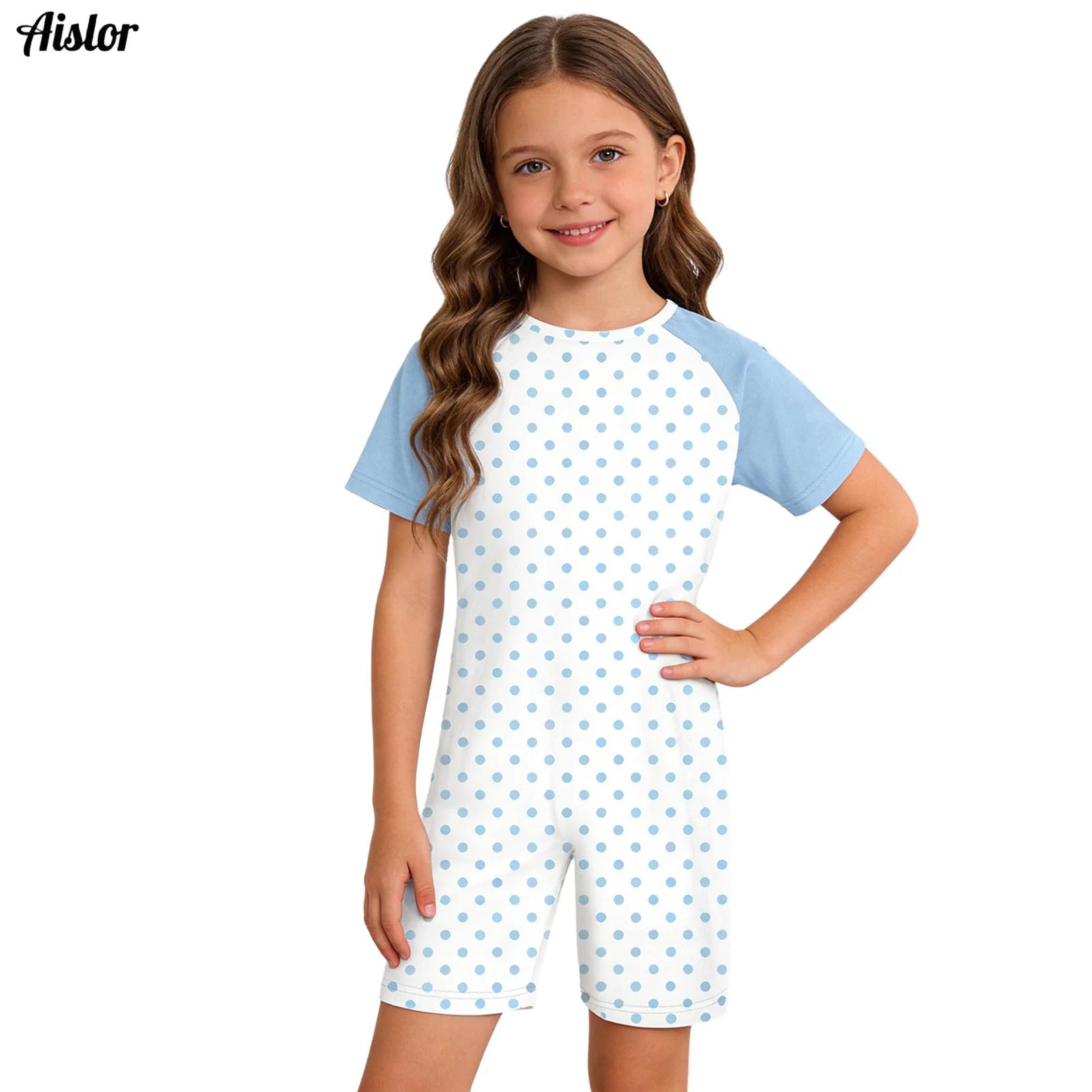 Summer Clothing Kids Boys - เสื้อผ้าสำหรับเด็กที่มีความต้องการพิเศษ ชุดรอมเปอร์พิมพ์ลายน่ารัก แขนสั้น ป้องกันการหลุดลอก ชุดจั๊มสูทแบบชิ้นเดียว เหมาะสำหรับสวมใส่ตลอดวัน