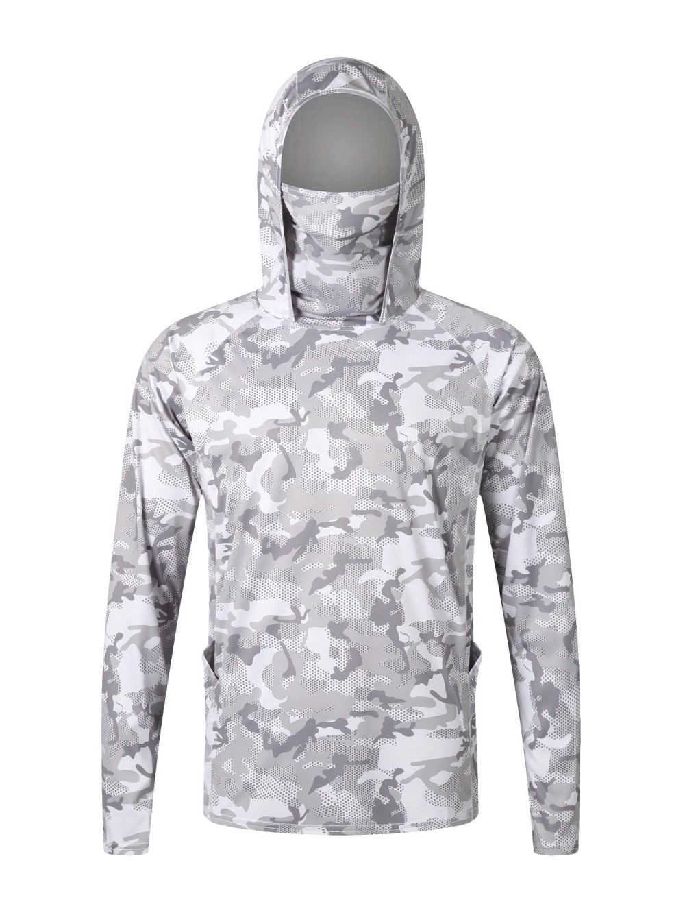 Summer Clothing For Young Men - เสื้อยืดแขนยาวลายพรางสำหรับผู้ชายสไตล์ยุโรปและอเมริกา ใส่สบาย ระบายอากาศได้ดี เหมาะสำหรับตกปลาและกิจกรรมกลางแจ้ง