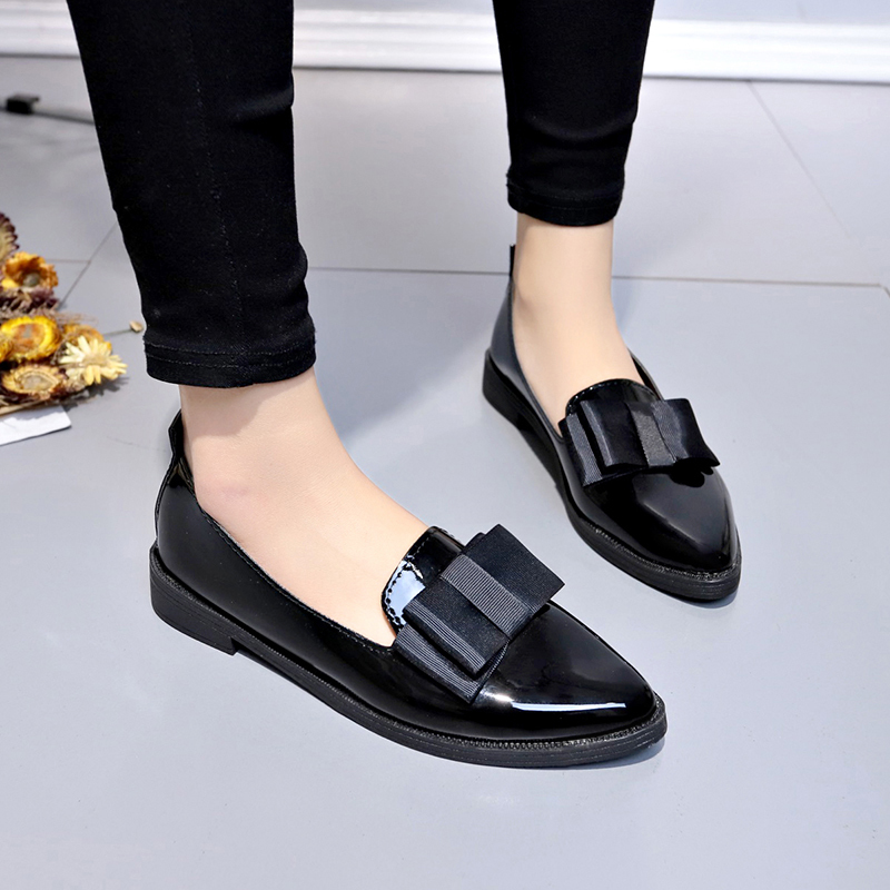 รองเท้าส้นเตี้ยหนังแก้วสีดำ/สี - Summer Holiday Clothing Women บทวิจารณ์และราคา