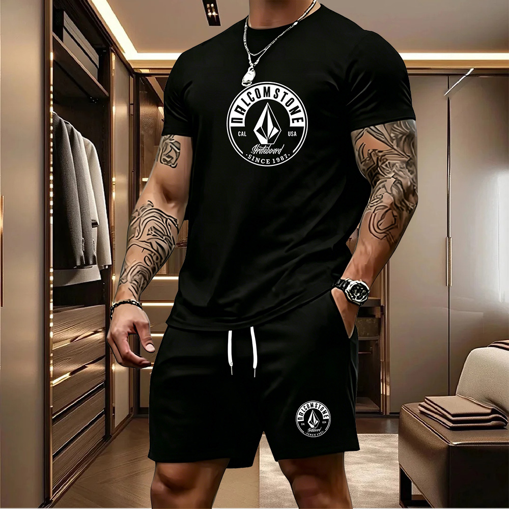 ชุดกีฬาลำลองสำหรับผู้ชาย 2 ชิ้ - Summer Clothing For Young Men บทวิจารณ์และราคา