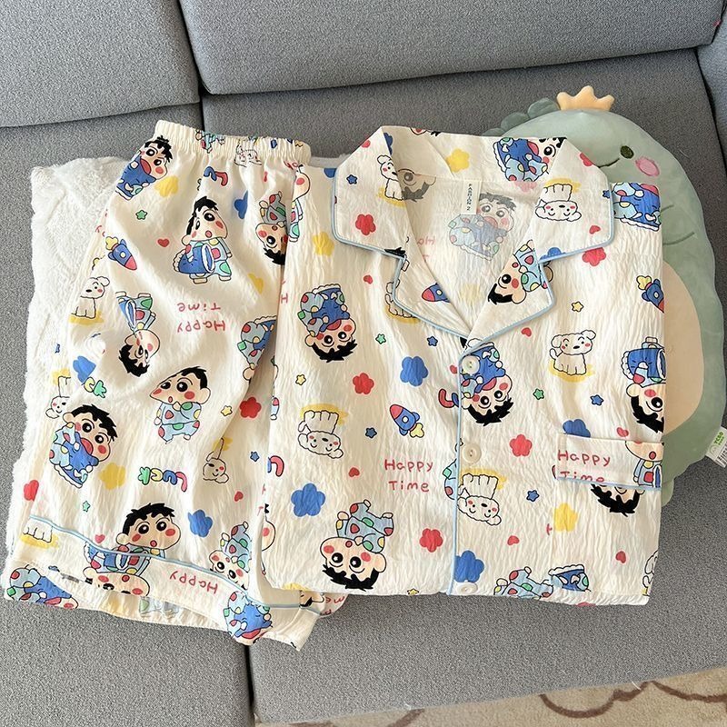 ชุดนอนลายการ์ตูนชินจังน่ารัก พ - Summer Edition Clothing บทวิจารณ์และราคา