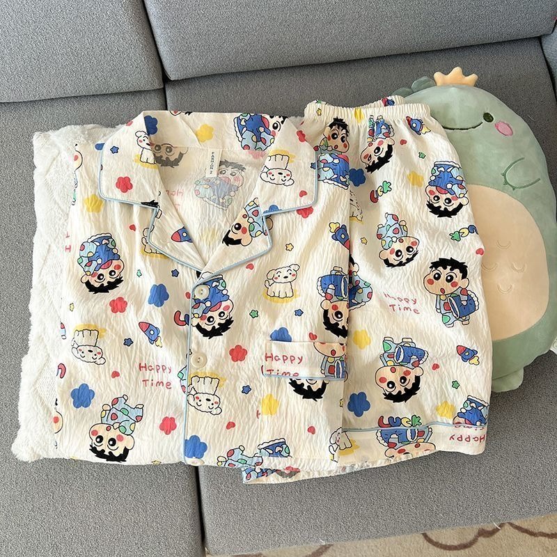 ชุดนอนลายการ์ตูนชินจังน่ารัก พ - Summer Edition Clothing บทวิจารณ์และราคา