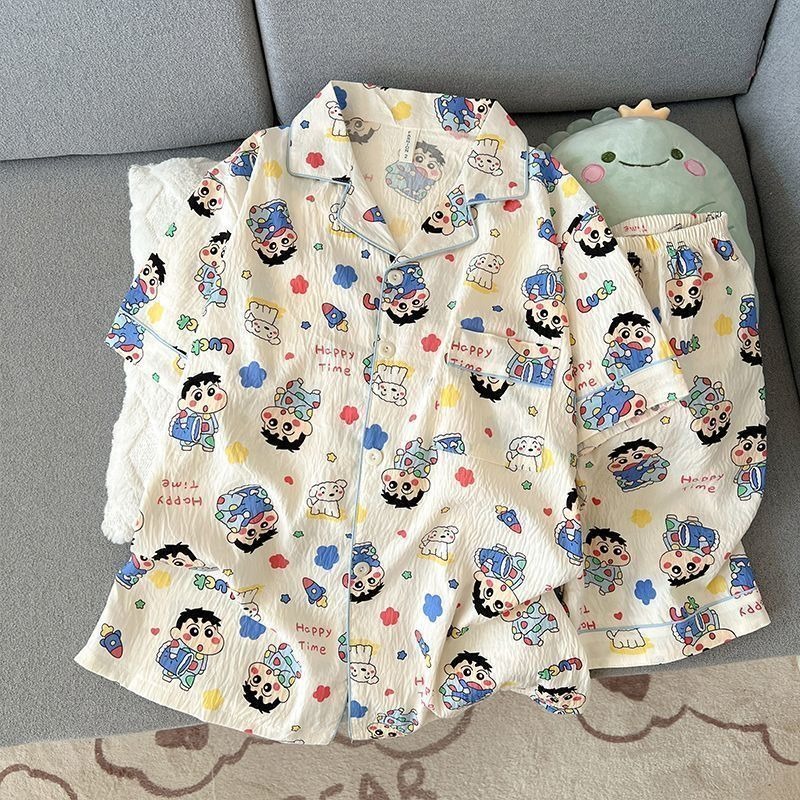 ชุดนอนลายการ์ตูนชินจังน่ารัก พ - Summer Edition Clothing บทวิจารณ์และราคา