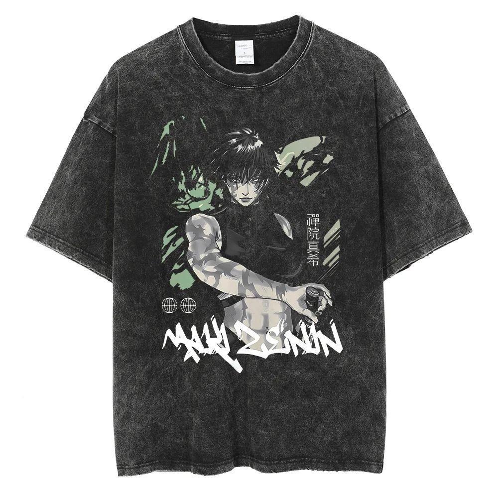 เสื้อยืดลายกราฟฟิตี้สไตล์วินเท - Vintage Summer Clothing Men บทวิจารณ์และราคา