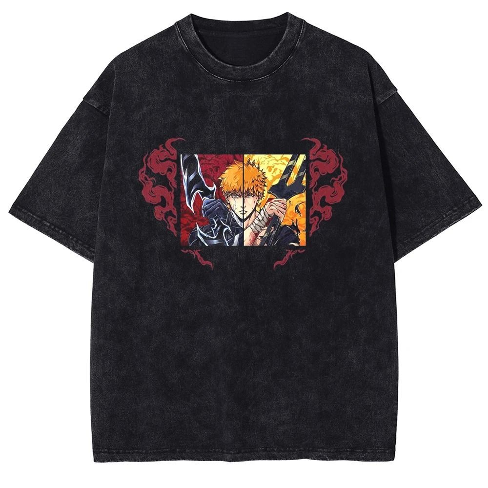เสื้อยืดลายกราฟฟิตี้สไตล์วินเท - Vintage Summer Clothing Men บทวิจารณ์และราคา