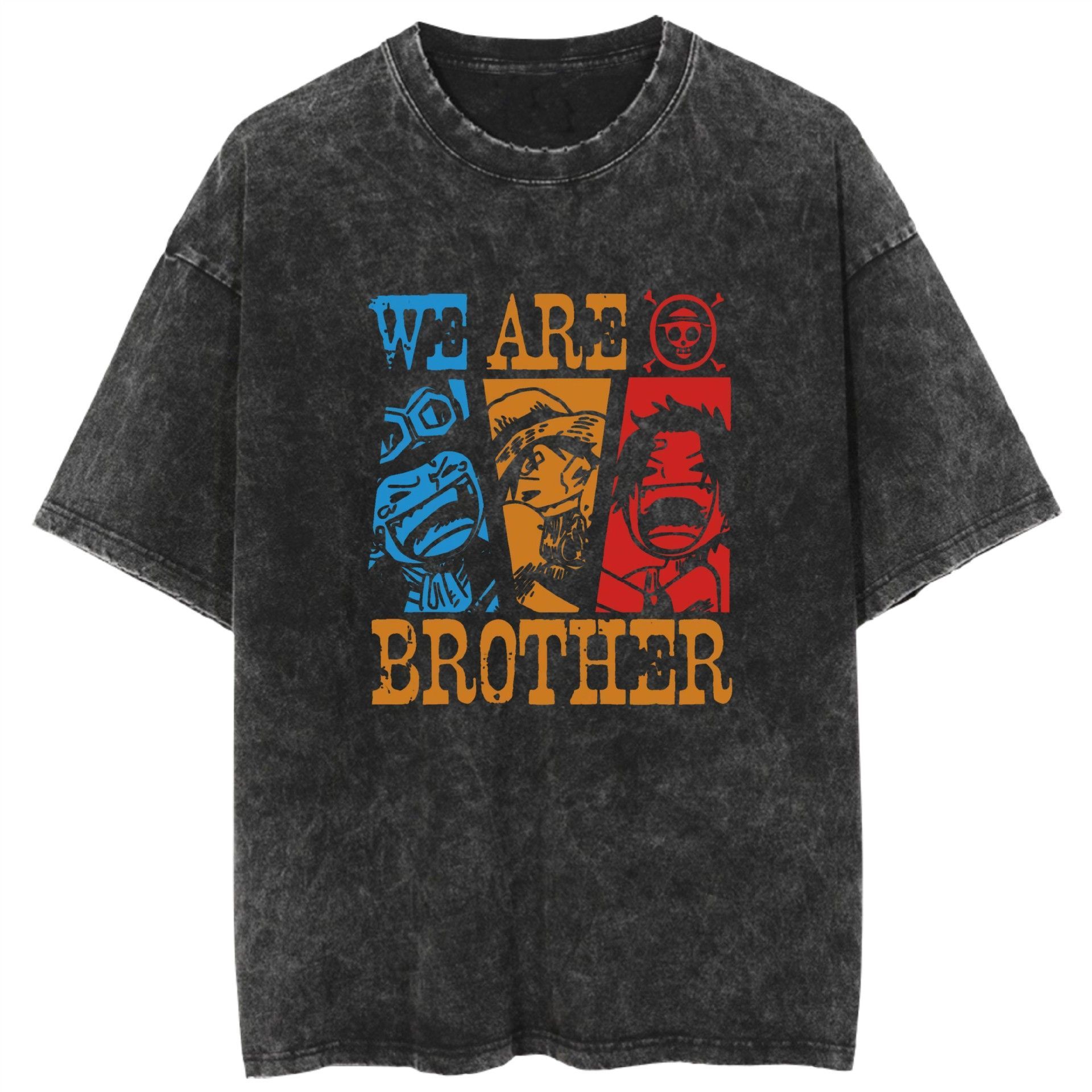 เสื้อยืดลายกราฟฟิตี้สไตล์วินเท - Vintage Summer Clothing Men บทวิจารณ์และราคา