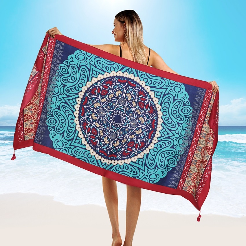 แฟชั่น 90x180 ซม.ผ้าฝ้าย Pareo - Sarong Pareo Wrap บทวิจารณ์และราคา