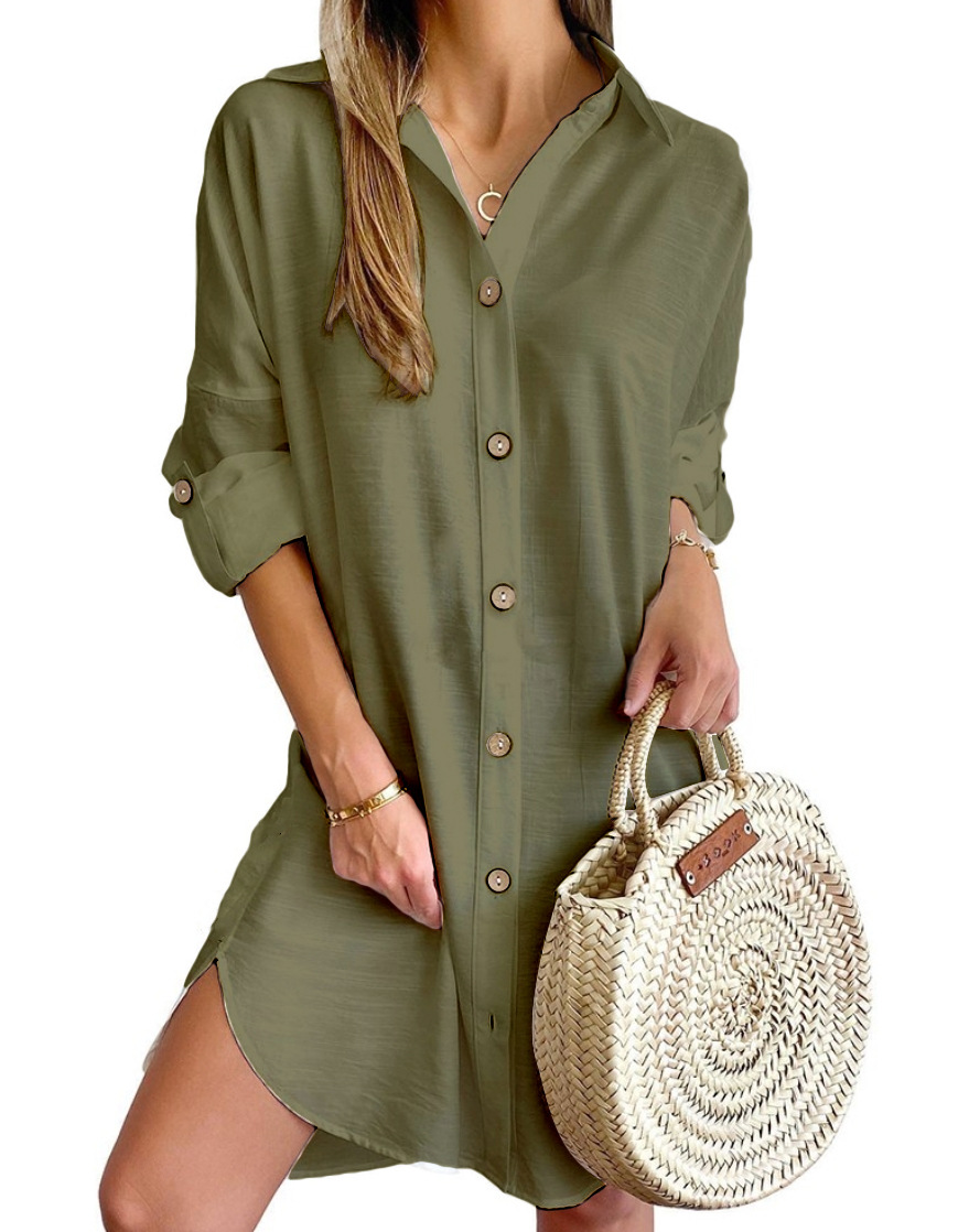 ชุดเดรสสีทึบของผู้หญิง 2024 ฤด - Summer Clothing H&M บทวิจารณ์และราคา