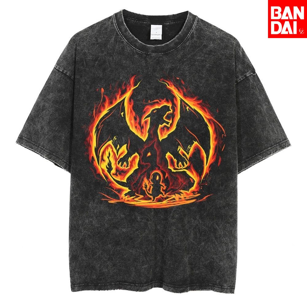 โปเกมอน ชาริซาร์ด ทีเสื้อผู้ชา - Vintage Summer Clothing Men บทวิจารณ์และราคา