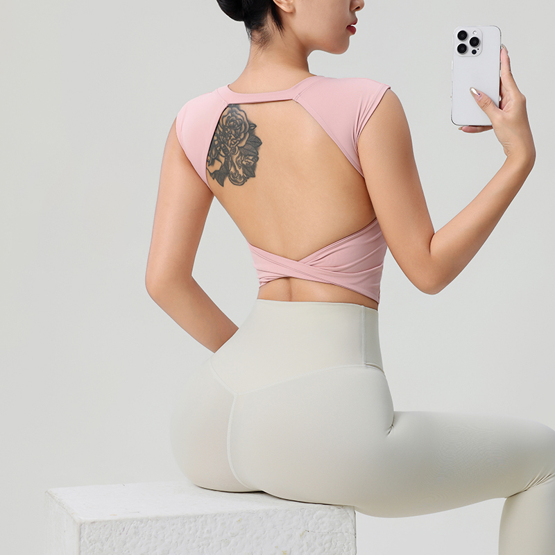 ผู้หญิงBacklessฟิตเนสเสื้อผ้าF - Summer Clothing Capsule บทวิจารณ์และราคา