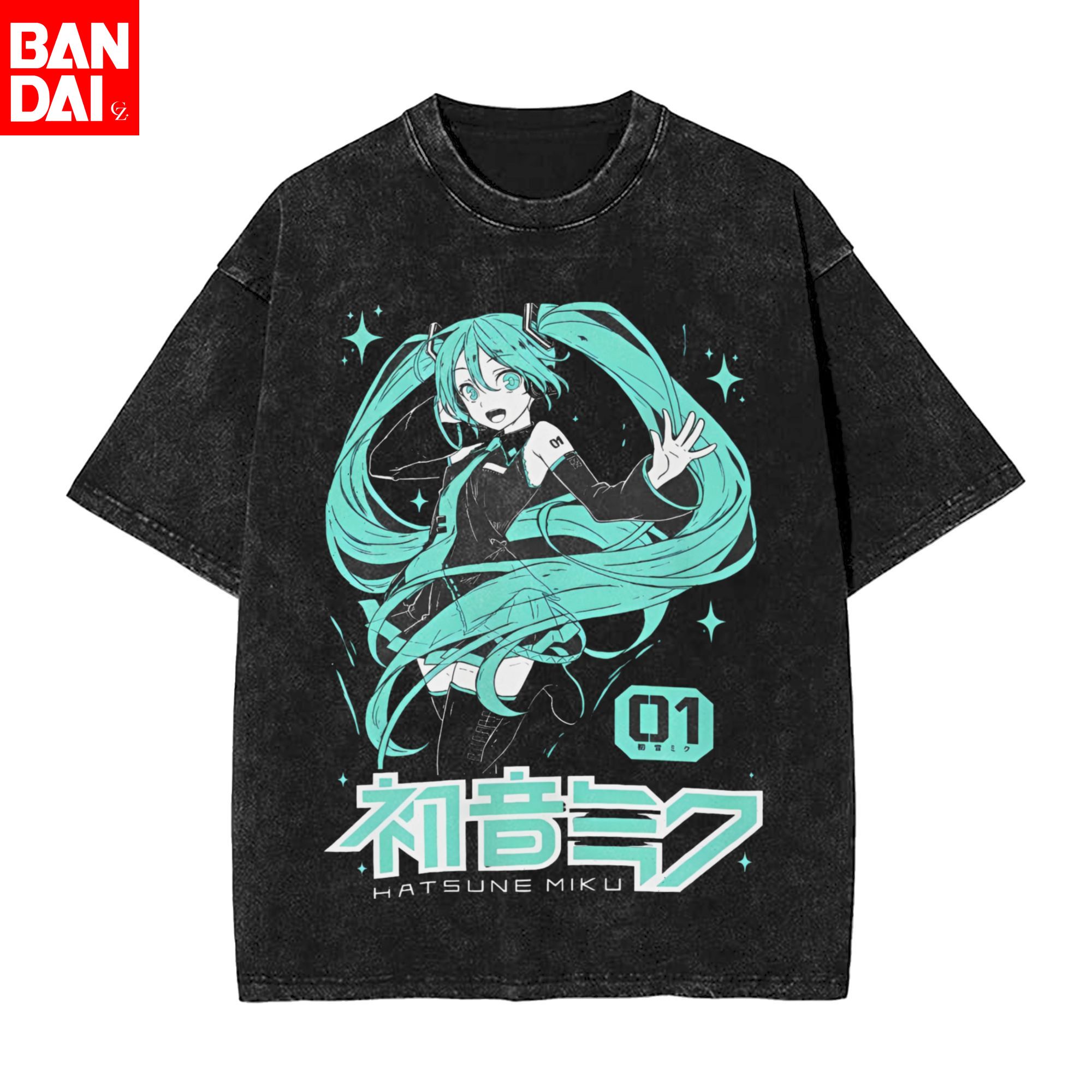เสื้อยืดลายกราฟิก Hatsune Miku - Vintage Summer Clothing Men บทวิจารณ์และราคา