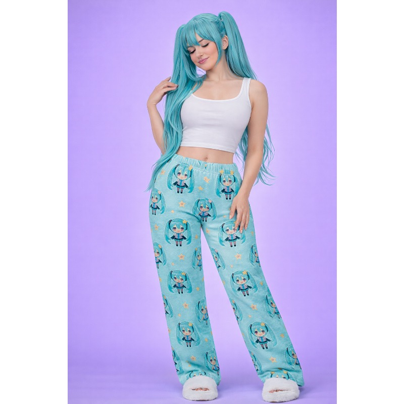 กางเกงนอนลายการ์ตูนมิกุฤดูร้อน - Summer Edition Clothing บทวิจารณ์และราคา