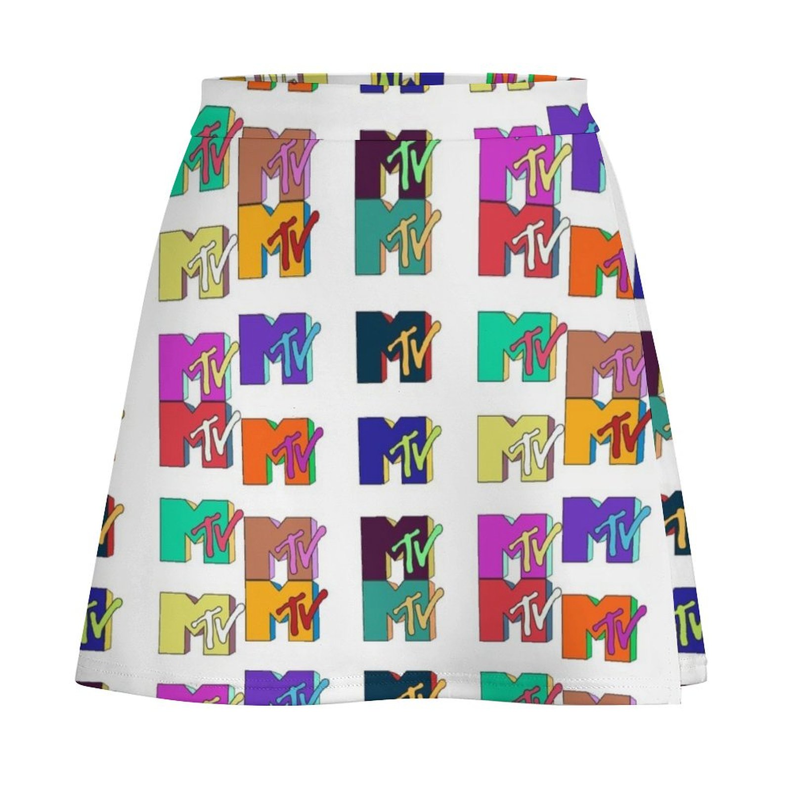 กระโปรงมินิพิมพ์ลายโลโก้ดนตรี  - Summer Clothing Trends For Women 2026 บทวิจารณ์และราคา