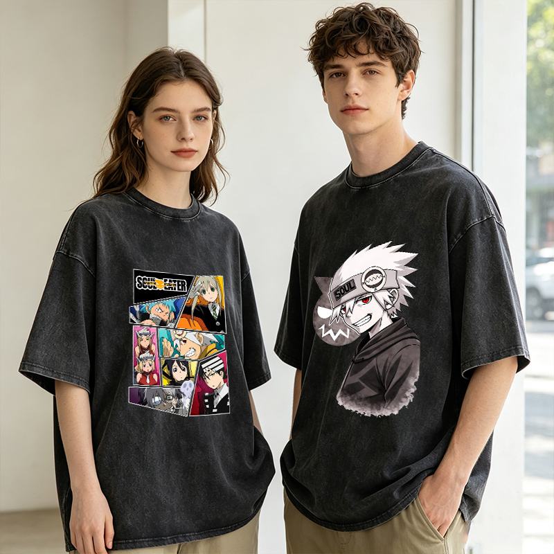 เสื้อยืด Soul Eater สำหรับผู้ช - Vintage Summer Clothing Men บทวิจารณ์และราคา