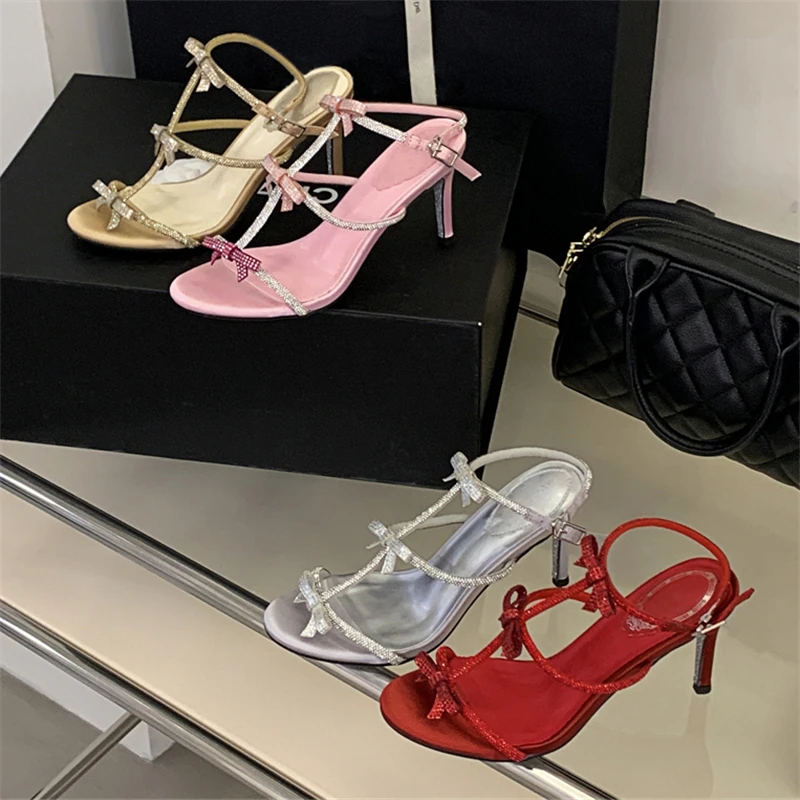 รองเท้าส้นสูงแบบเปิดนิ้วเท้าปร - Summer Holiday Clothing Women บทวิจารณ์และราคา
