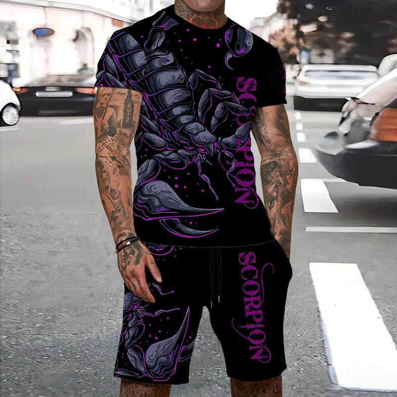 ชุดเซ็ทลายเสือ 3 มิติ สำหรับผู - Summer Clothing For Young Men บทวิจารณ์และราคา