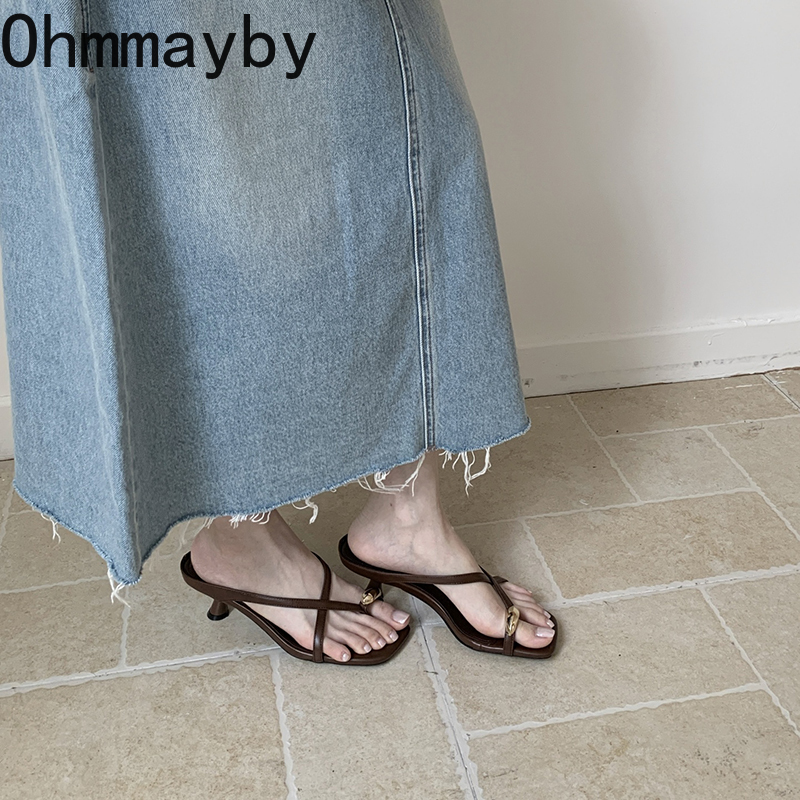 Designer ฤดูร้อนคลิปโลหะ Toe ผ - Summer Holiday Clothing Women บทวิจารณ์และราคา
