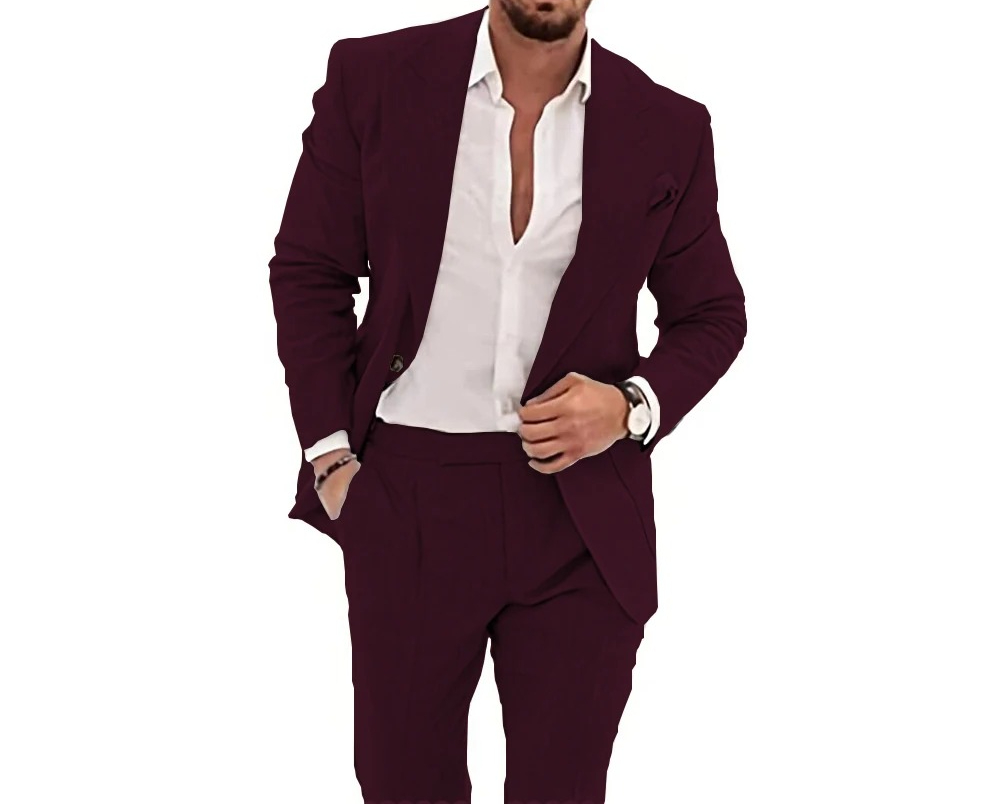 ชุดสูทผ้าลินินลำลองสำหรับผู้ชา - Summer Clothing Men Linen บทวิจารณ์และราคา