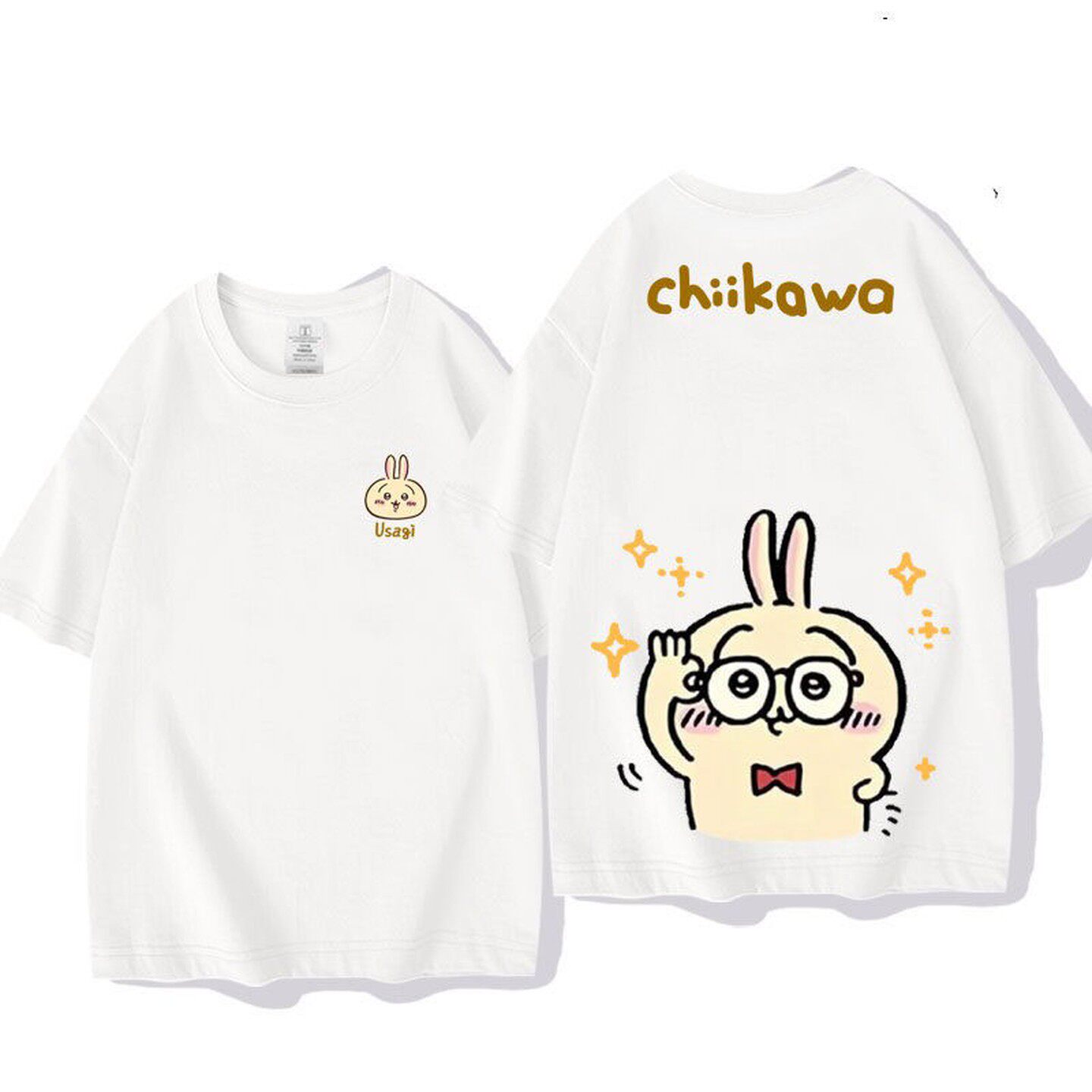 เสื้อยืดลายการ์ตูน Chiikawa Us - Tie Front Shirt บทวิจารณ์และราคา