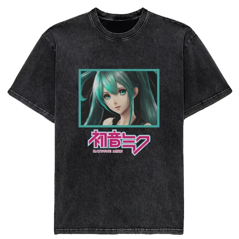 เสื้อยืดลายกราฟิก Hatsune Miku - Vintage Summer Clothing Men บทวิจารณ์และราคา