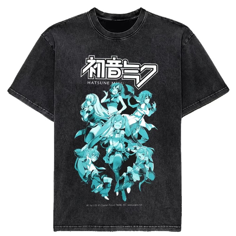 เสื้อยืดลายกราฟิก Hatsune Miku - Vintage Summer Clothing Men บทวิจารณ์และราคา
