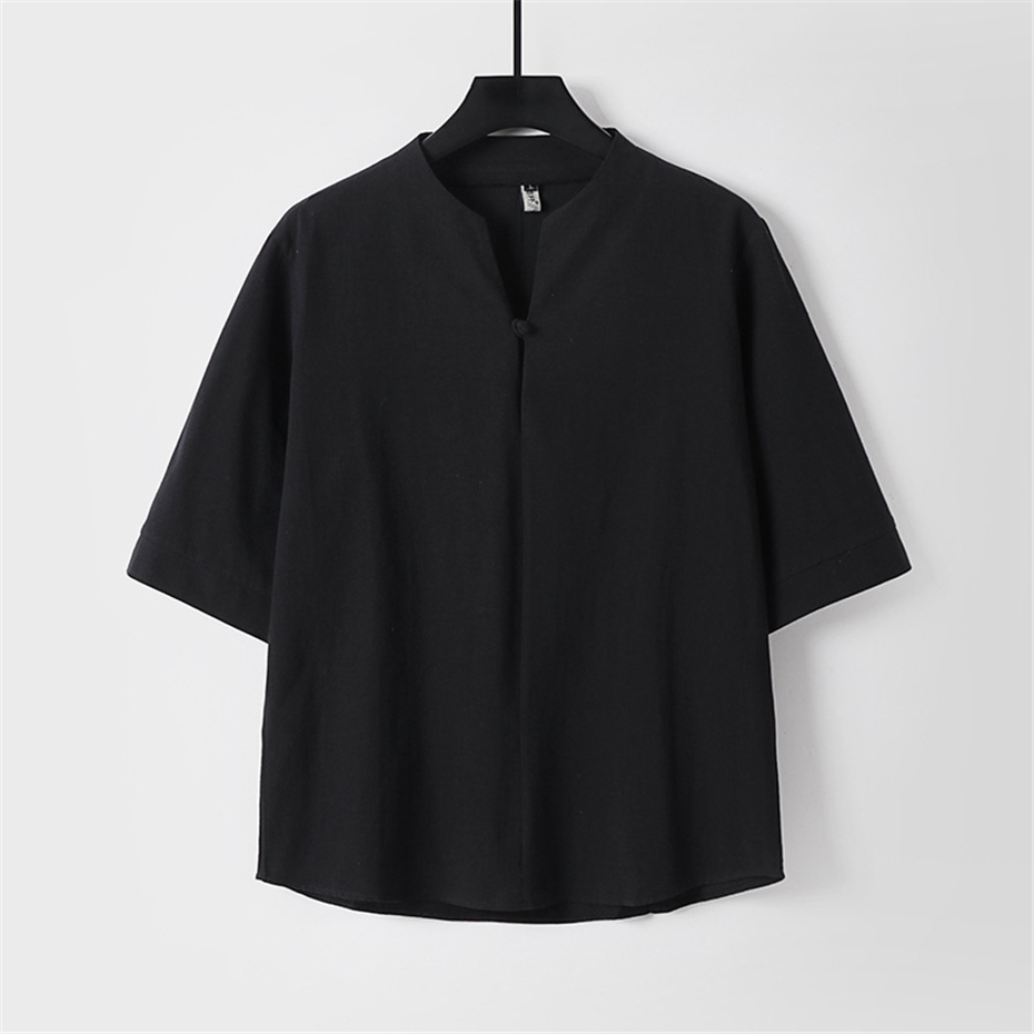 ผ้าลินินฤดูร้อนเสื้อยืดผู้ชาย  - Summer Clothing Men Linen บทวิจารณ์และราคา
