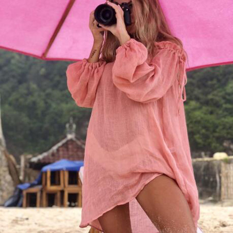 ใหม่ชายหาดสวม COVER-UPS ผู้หญิ - Sarong Pareo Wrap บทวิจารณ์และราคา