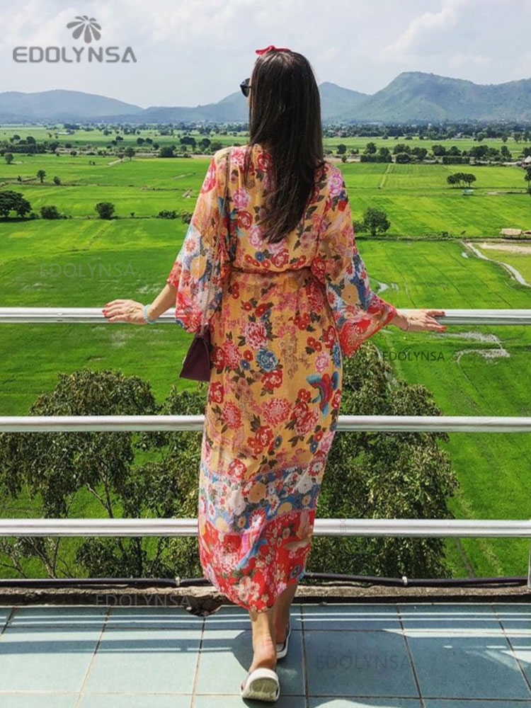 ชุดเดรสชายหาดสำหรับผู้หญิงลายด - Sarong Pareo Wrap บทวิจารณ์และราคา