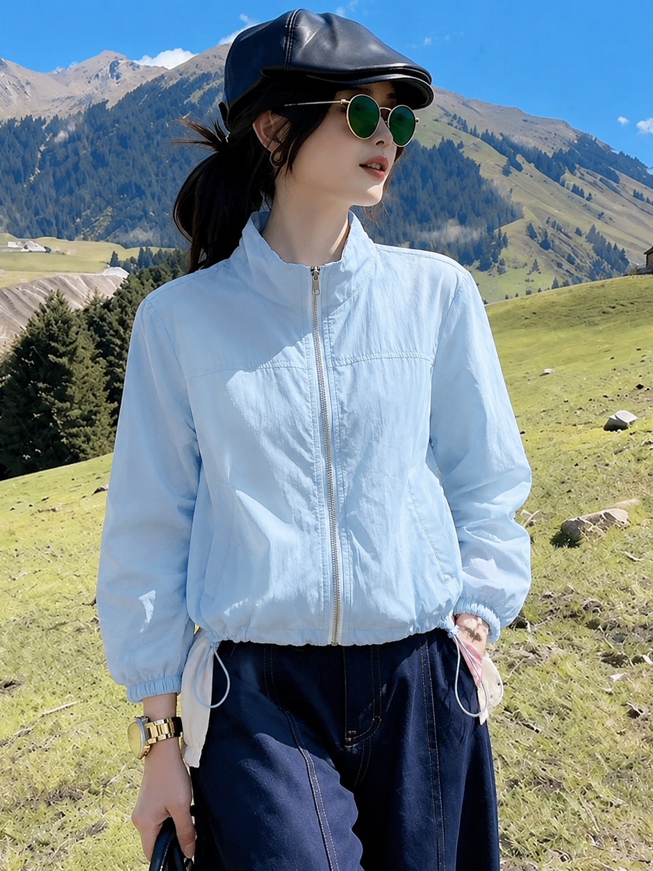 เสื้อคลุมกันแดดแขนสั้นสำหรับผู - Summer Clothing Label บทวิจารณ์และราคา