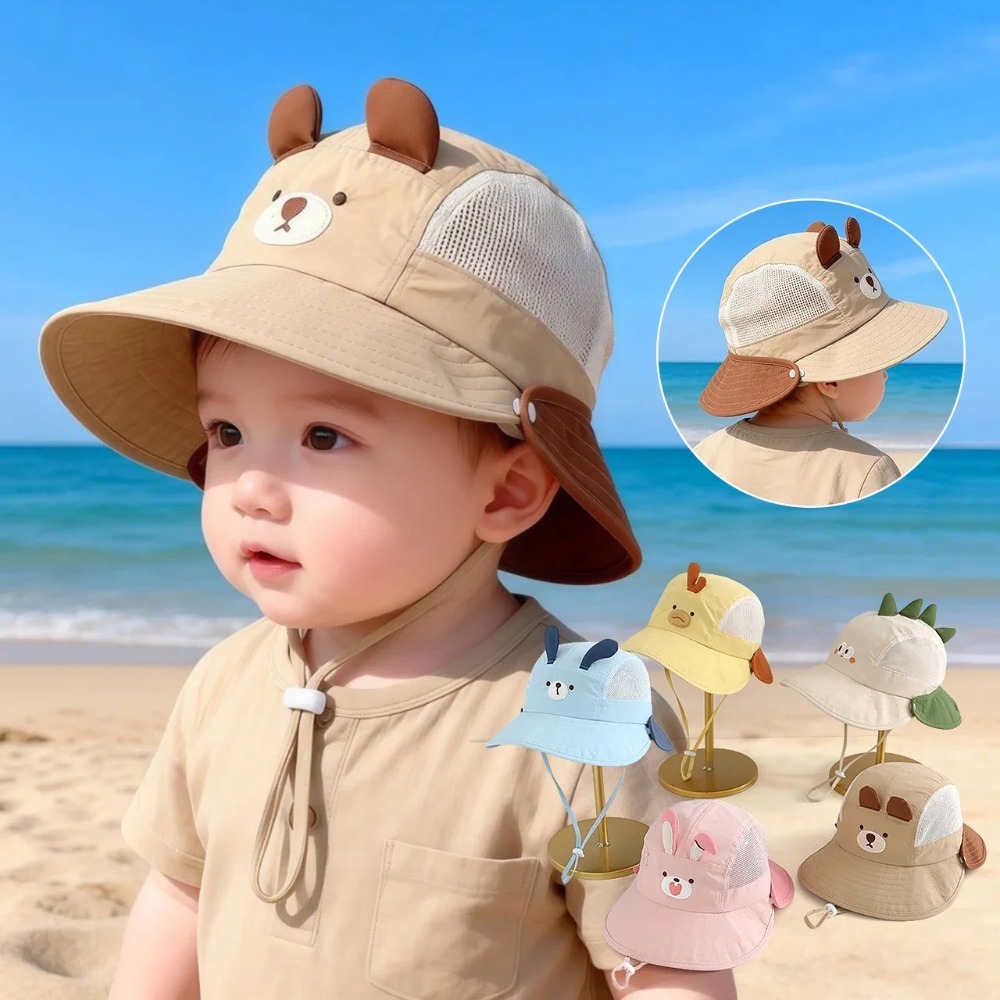 หมวกชายหาดเด็กน่ารักลายการ์ตูน - Summer Clothing Capsule บทวิจารณ์และราคา