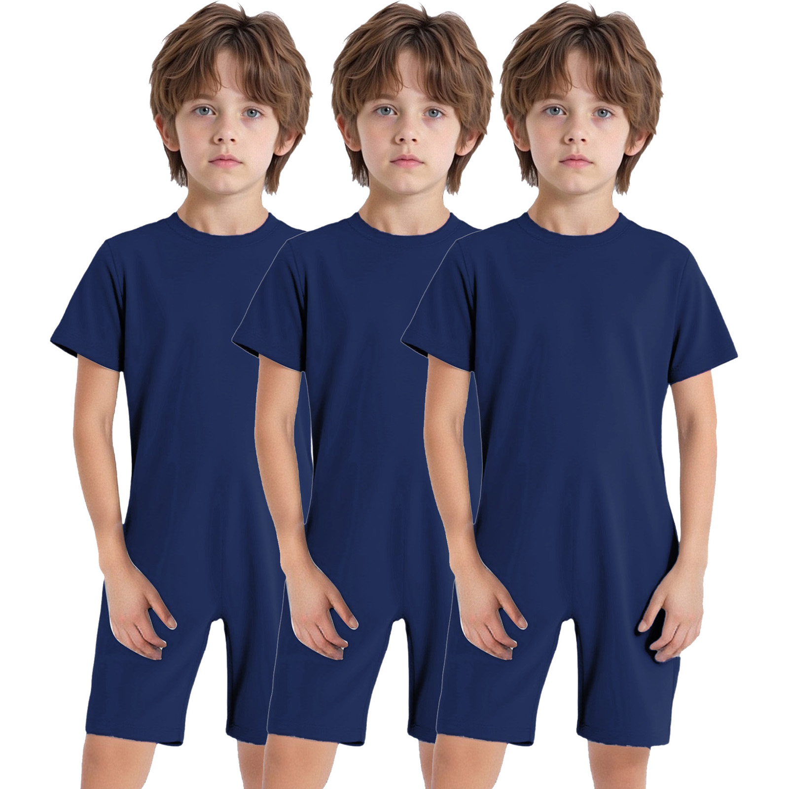 ชุดจั๊มสูทเด็ก 3 ชิ้น สำหรับเด - Summer Clothing Kids Boys บทวิจารณ์และราคา