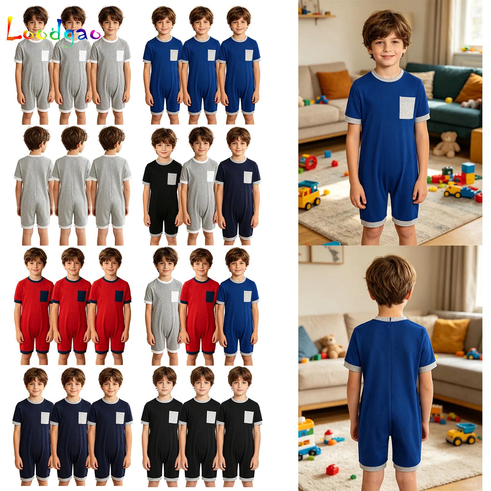 ชุดจั๊มสูทเด็กแบบพิเศษ 3 ชิ้น  - Summer Clothing Kids Boys บทวิจารณ์และราคา