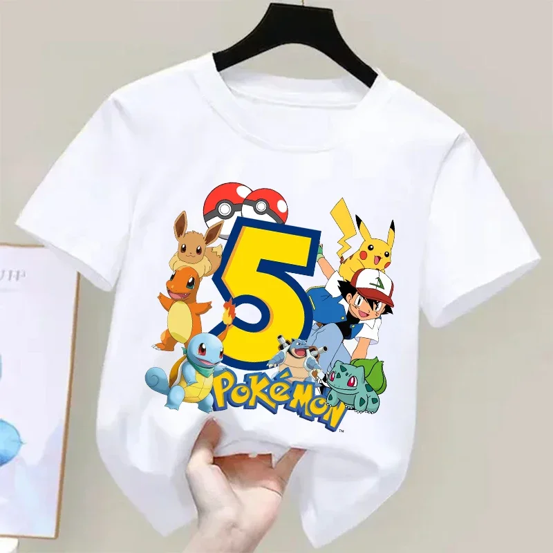 เสื้อยืดเด็กพิมพ์ลายโปเกมอนปิก - Summer Edition Clothing บทวิจารณ์และราคา